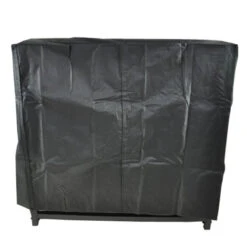 48" Full Length Black Vinyl Firewood Rack Cover