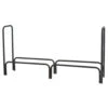 60" Long Log Rack - Black