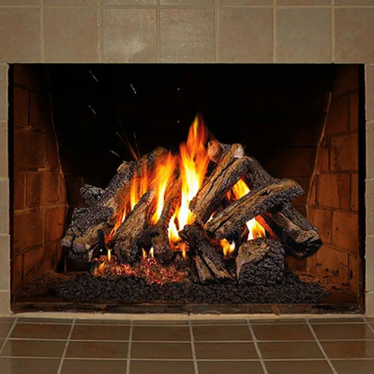 18''-30'' Peterson Real Fyre Western Campfyre Vented Gas Log Kit 3 18''-30'' Peterson Real Fyre Western Campfyre Vented Gas Log Kit