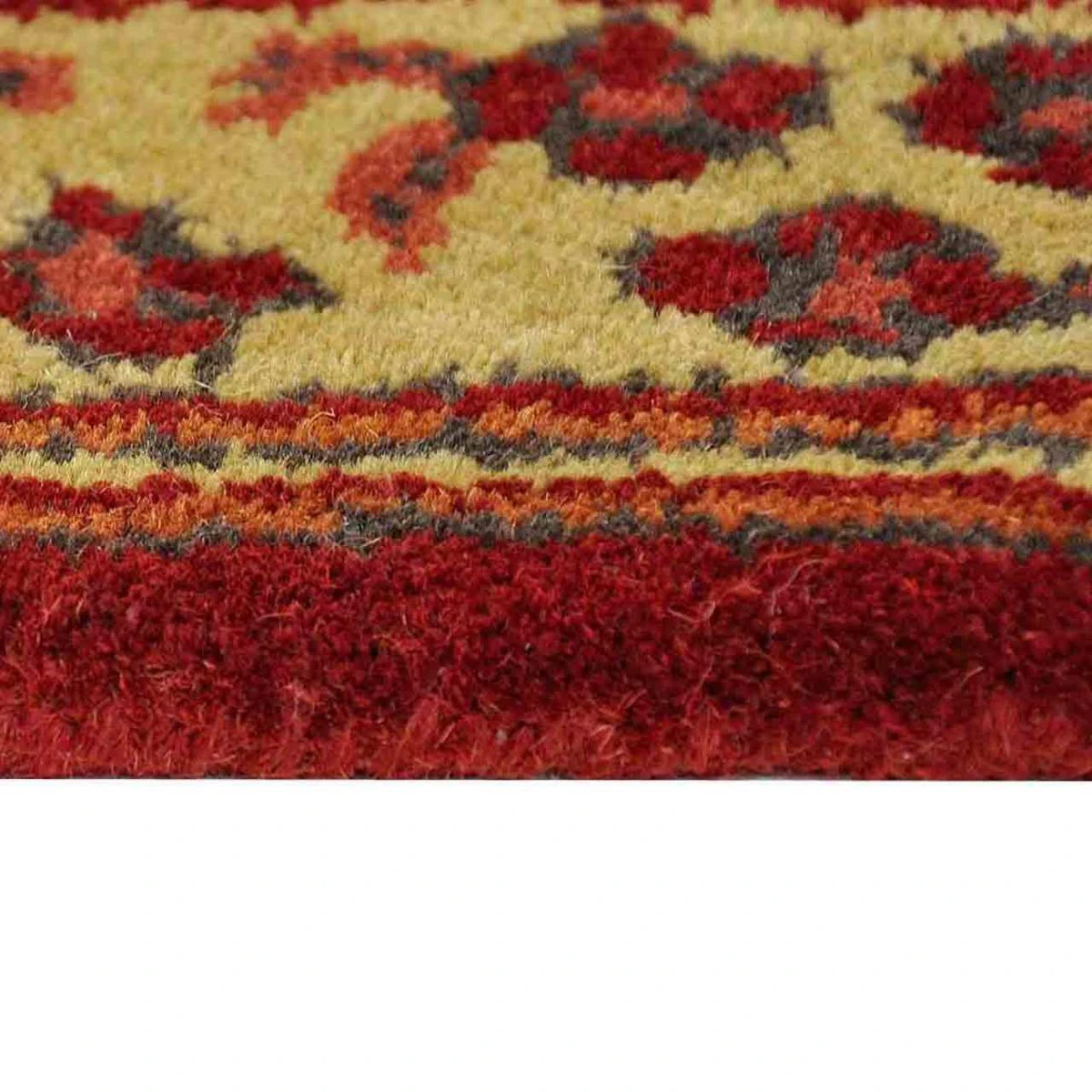 44" Rectangle Vermillion Jardin Fireplace Rug 5 44" Rectangle Vermillion Jardin Fireplace Rug - Image 3