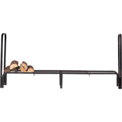 42" - 72" Black Adjustable Log Holder
