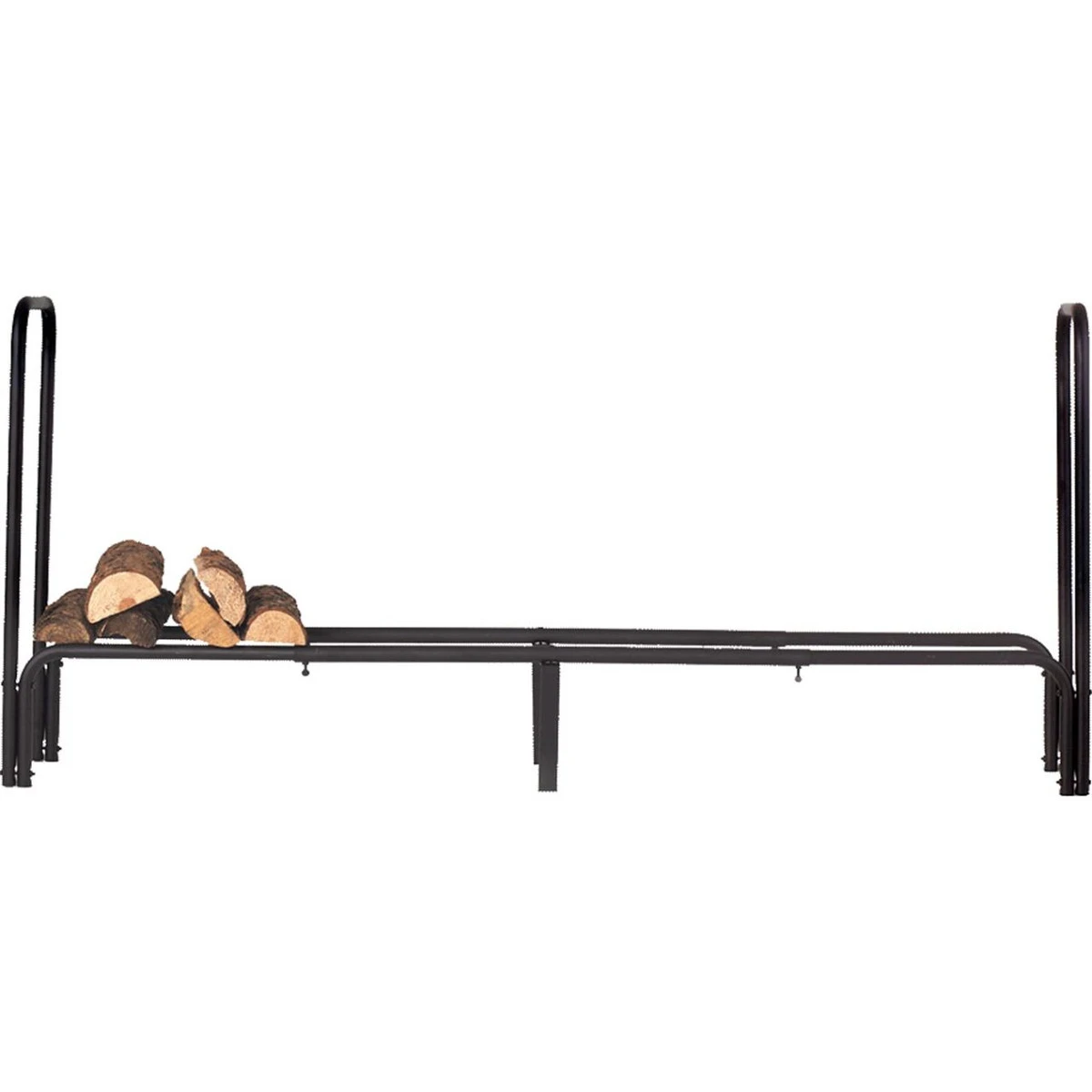 42" - 72" Black Adjustable Log Holder 3 42" - 72" Black Adjustable Log Holder