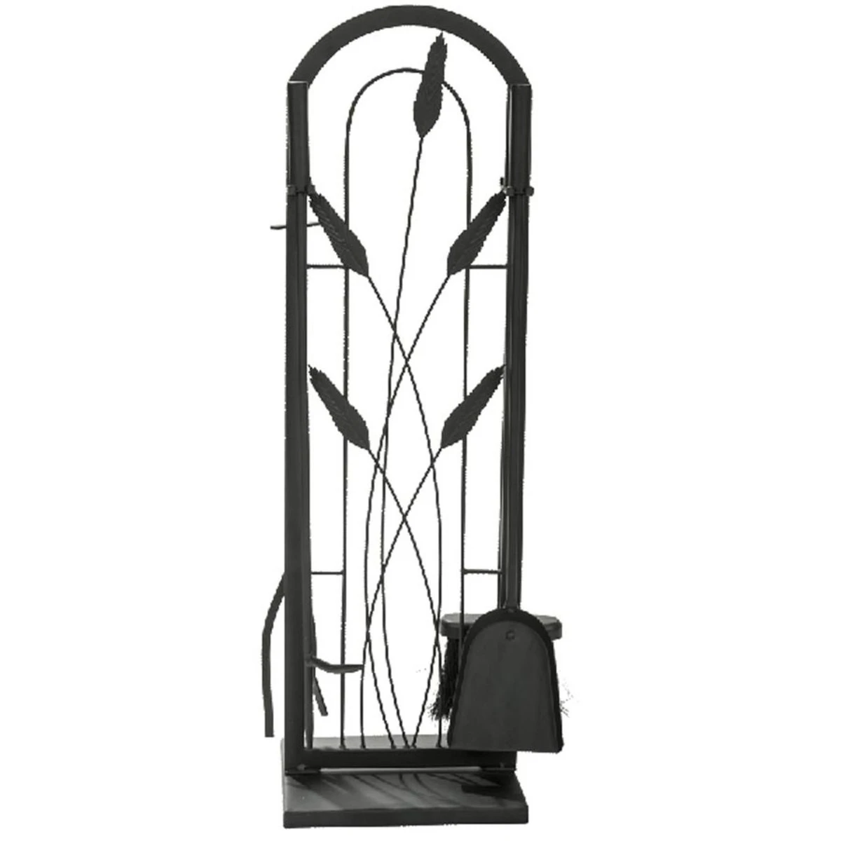 5 Piece Black Fireplace Tools - Black - 1701 3 5 Piece Black Fireplace Tools - Black - 1701