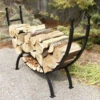 69" Curved Log Rack - Black -Wood Stoves Sales Store fek0bpyg2gbtylefjn29 42726.1698382430