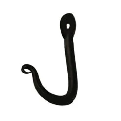Pilgrim Forged Black Iron Single Hook
