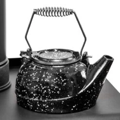 US Stove 3 Qt Black & White Speckle Porcelain Steamer Kettle -Wood Stoves Sales Store gibe2jyos0mykmlwsxiy 83239.1688235394