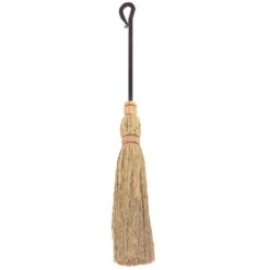 29 1/2" Black Wrought Iron Broom - BROOM