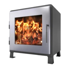 Nova 2 Wood Burning Stove - Charcoal -Wood Stoves Sales Store hxcvi1hgxirewawm7ol7 82263.1698299078
