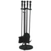 Wrought Iron Fire Tool Set With Ball Handles In Black - 5-Piece -Wood Stoves Sales Store ihxcbxlwjgiqyokqrm51 18187.1698783686