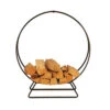 Pilgrim 48" Matte Black Hoop Firewood Rack -Wood Stoves Sales Store jo1tozalepluoy8voflg 61042.1698378435