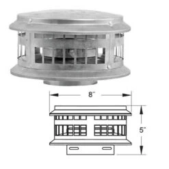 4" DuraFlexAL Cap - 4DFA-VC