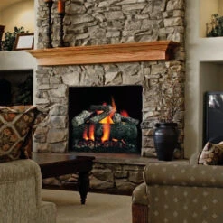 Hargrove 30'' Natural Gas Premium Fire Oak Vented Gas Log Set
