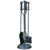 5 Piece Black Fireplace Tool Set - F-1625 -Wood Stoves Sales Store kezmde5guijg2npvjklm 06083.1698805299
