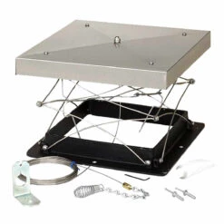 8" X 8" Lock-Top Chimney Damper & Cap