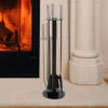 Pilgrim Black And Polished Nickel 4 Pc. Metro Fireplace Tool Set -Wood Stoves Sales Store luwsofkek6vaew8arzh5 63780.1698750162