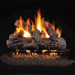 30" Peterson Real Fyre Vented Rustic Oak Gas Logs - Logs Only