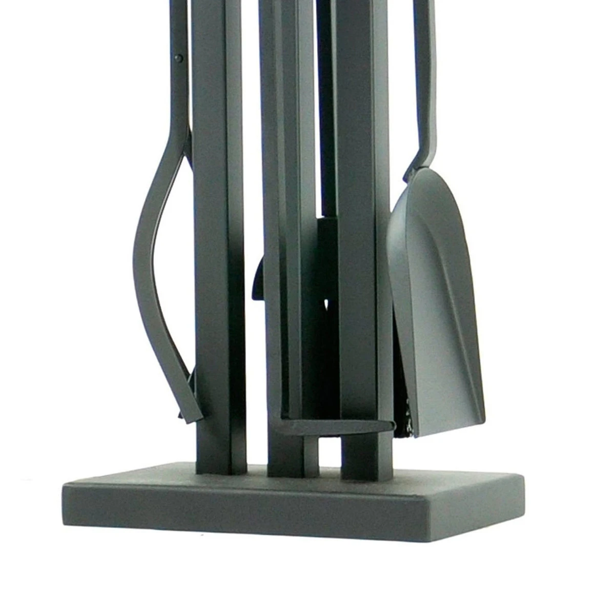 Pilgrim 5 Piece Matte Black Contemporary Tool Set - Brushed Steel Handles 6 Pilgrim 5 Piece Matte Black Contemporary Tool Set - Brushed Steel Handles - Image 4