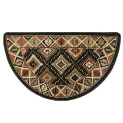 42" Half Round Southwest Pattern Hearth Rug -Wood Stoves Sales Store ofjjhoqqxxoc4mfwsqtr 09057.1698372032