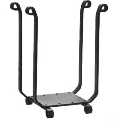 Log Rack - Black Wrought Iron - 5809