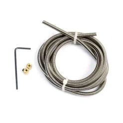 Lock-Top-Pop-Top 4' Stainless Cable Shield