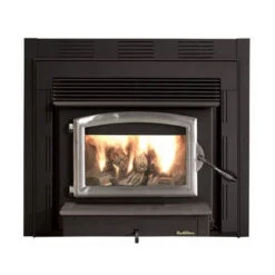 Wood Stove Insert With Pewter Door - Model 21ZC