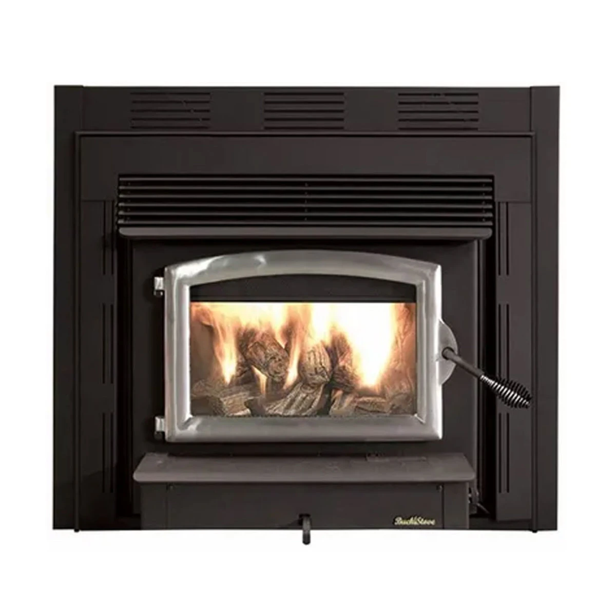 Wood Stove Insert With Pewter Door - Model 21ZC 3 Wood Stove Insert With Pewter Door - Model 21ZC