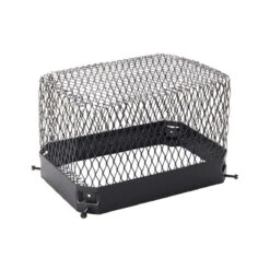 9" X 13" Black Painted Galvanized Raccoon Screen