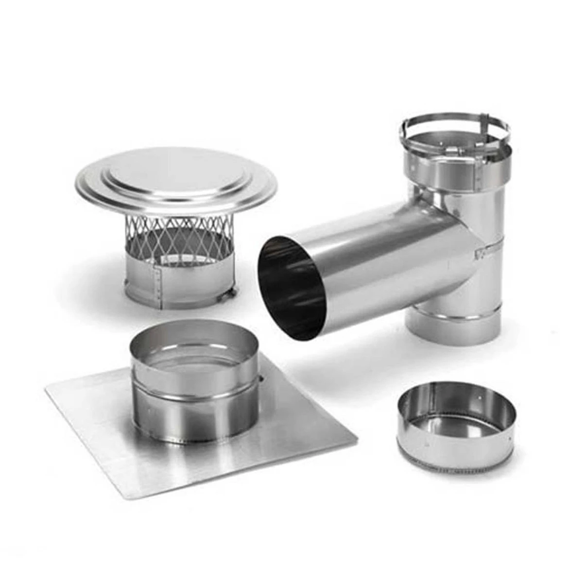 6" HomeSaver UltraPro All Fuel Chimney Component Kit 3 6" HomeSaver UltraPro All Fuel Chimney Component Kit