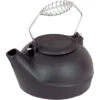 Black 2.7 Quart Cast Iron Wood Stove Kettle - 682TM