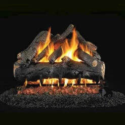 18" Peterson Real Fyre Vented American Oak Gas Logs - Logs Only