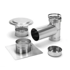 8" HomeSaver UltraPro All Fuel Chimney Component Kit