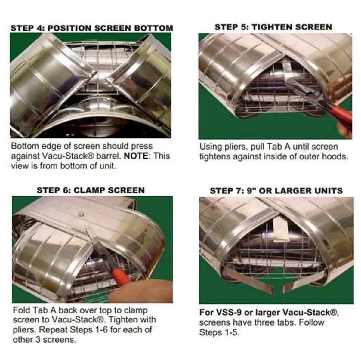 Vacu-Stack 1/2" Spark Screen - VSS-13 And VSS-14 6 Vacu-Stack 1/2" Spark Screen - VSS-13 And VSS-14 - Image 4