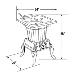 Vogelzang Rancher Coal Burning Stove - SR57E -Wood Stoves Sales Store tcsxxgja9m9oz0tmvsii 96246.1687552486
