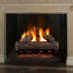18''-30'' Peterson Real Fyre Golden Oak Propane Vented Gas Log Kit