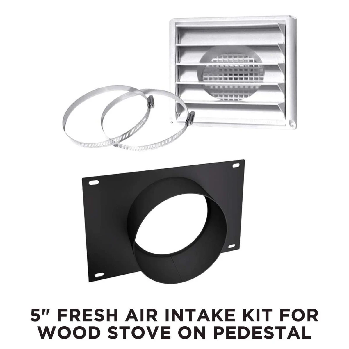 Osburn 2000 Metallic Black EPA Wood Stove With Blower - OB02015 9 Osburn 2000 Metallic Black EPA Wood Stove With Blower - OB02015 - Image 7