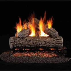 30'' Peterson Real Fyre Vented Golden Oak Gas Logs - Logs Only