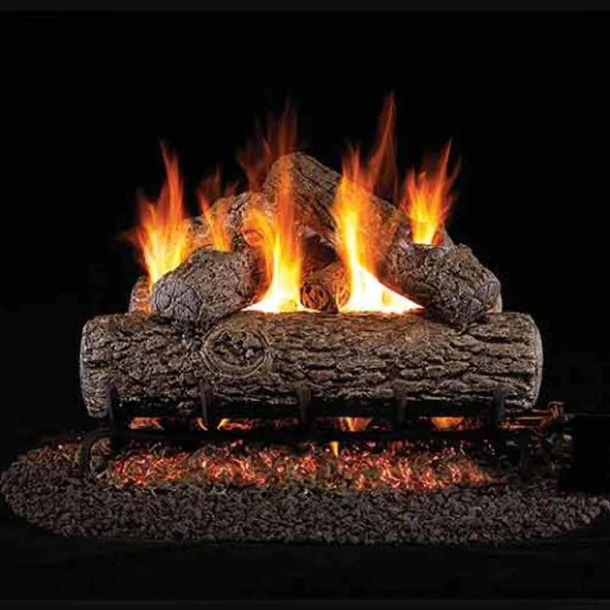 30'' Peterson Real Fyre Vented Golden Oak Gas Logs - Logs Only 3 30'' Peterson Real Fyre Vented Golden Oak Gas Logs - Logs Only
