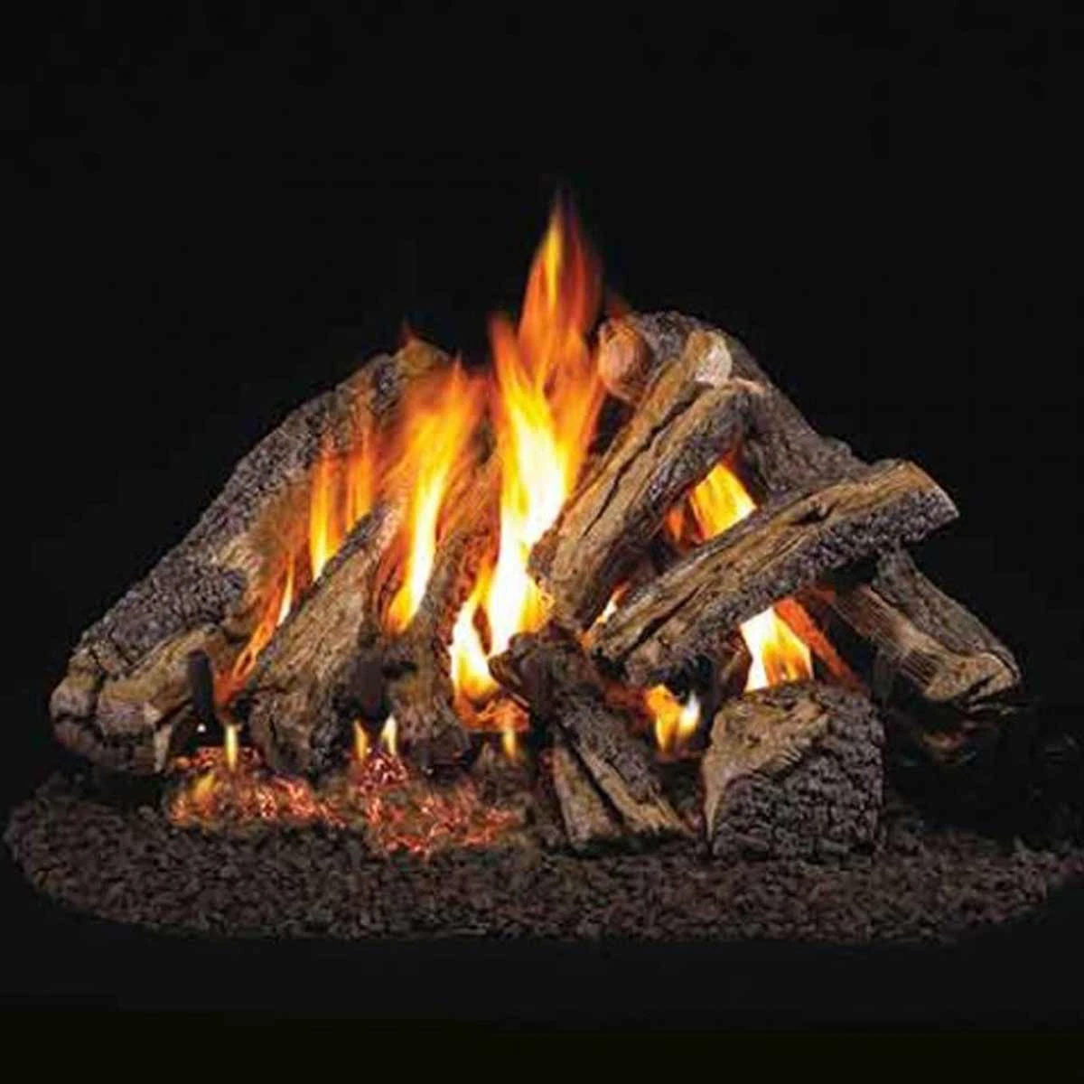 30" Peterson Real Fyre Vented Western Campfyre Gas Logs - Gas Logs 3 30" Peterson Real Fyre Vented Western Campfyre Gas Logs - Gas Logs