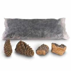 Peterson Real Fyre 7-Piece Gas Log Ember Decor Kit