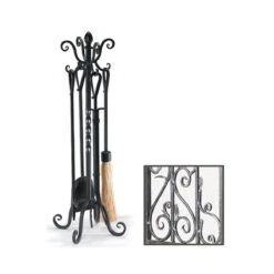 Pilgrim 33'' Victorian Tool Set - Brushed Pewter