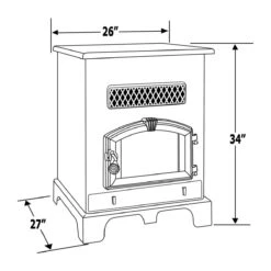 U.S. Stove Large Pellet Stove With Ash Pan -Wood Stoves Sales Store ygqrt4qkkzikpdyrzdwr 21862.1692480344