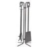 5 Piece Fireplace Tools - Natural Wrought Iron - 5830NI -Wood Stoves Sales Store yt8tywtzqdhv15agyded 29187.1698795581