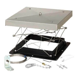13" X 13" Lock-Top Chimney Damper & Cap - Silver -Wood Stoves Sales Store yyj1qbtngvxwtzmhupbe 81452.1695866561