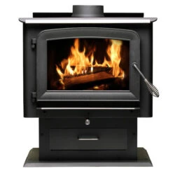 Ashley 2,500 Sq. Ft. Pedestal Wood Stove - AW2520E-P