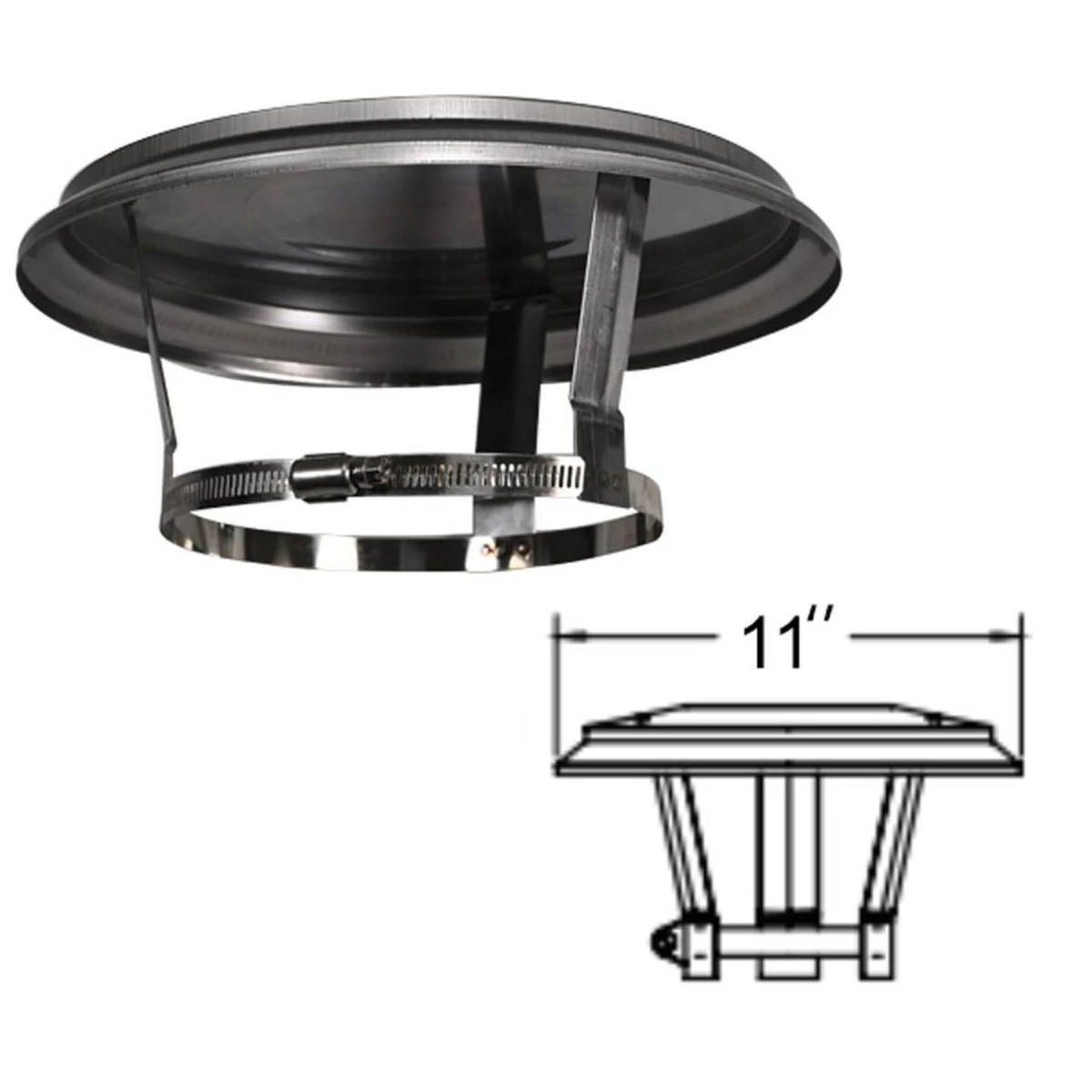 6" DuraFlexSS Cap - 6DFS-VC 4 6" DuraFlexSS Cap - 6DFS-VC - Image 2