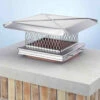 8" X 17" HomeSaver Pro Stainless Steel Single-Flue Chimney Cap, 3/4" Mesh -Wood Stoves Sales Store ziu2bfhw56uhjsvzhwck 06617.1698733613